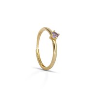 Ring Dilvdò Woman Solitaire in Silver Zircone ANSOLOLIL3